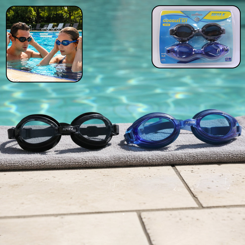 Swimming Goggles Set – Clear Vision & Comfortable Swimming