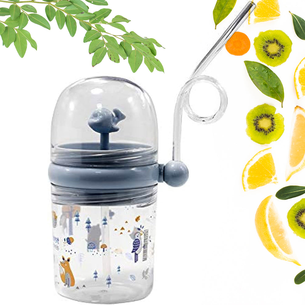 Whale Spray Sippy Cup (1 Pc) – Straw, Lid &amp; Spill-Proof Fun Water Bottle