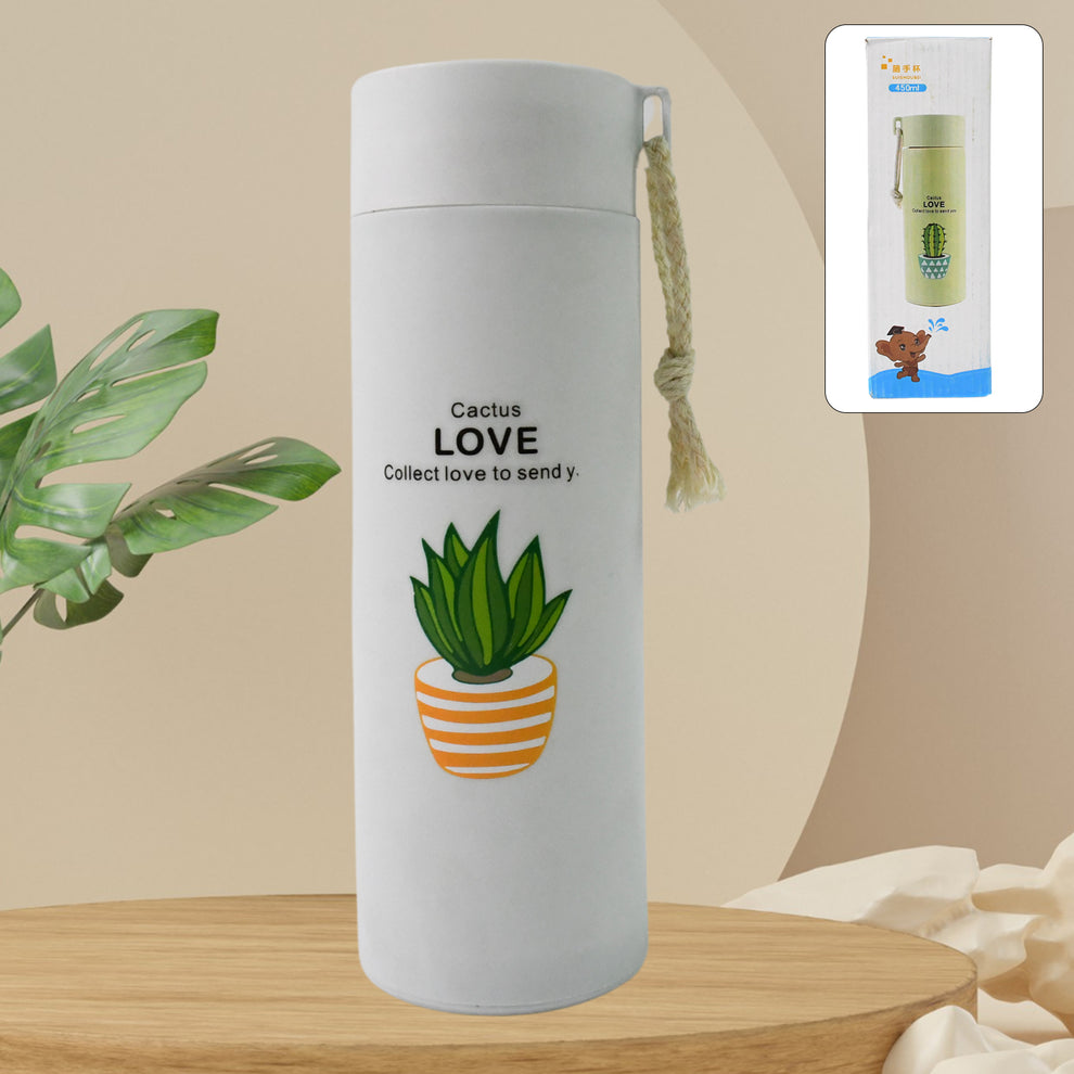 FitFuzion Outdoor Sport Glass Water Bottle – Leakproof &amp; Stylish Hydration