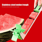 Stainless Steel Washable Watermelon Cutter – Windmill Slicer & Peeler