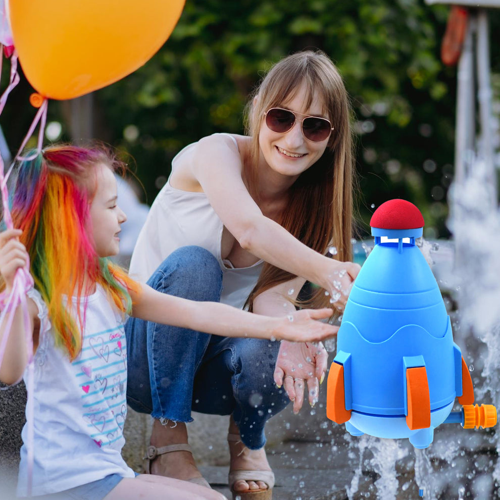 Sprinkler Rocket Launcher Summer Toy for Kids (1 Set)