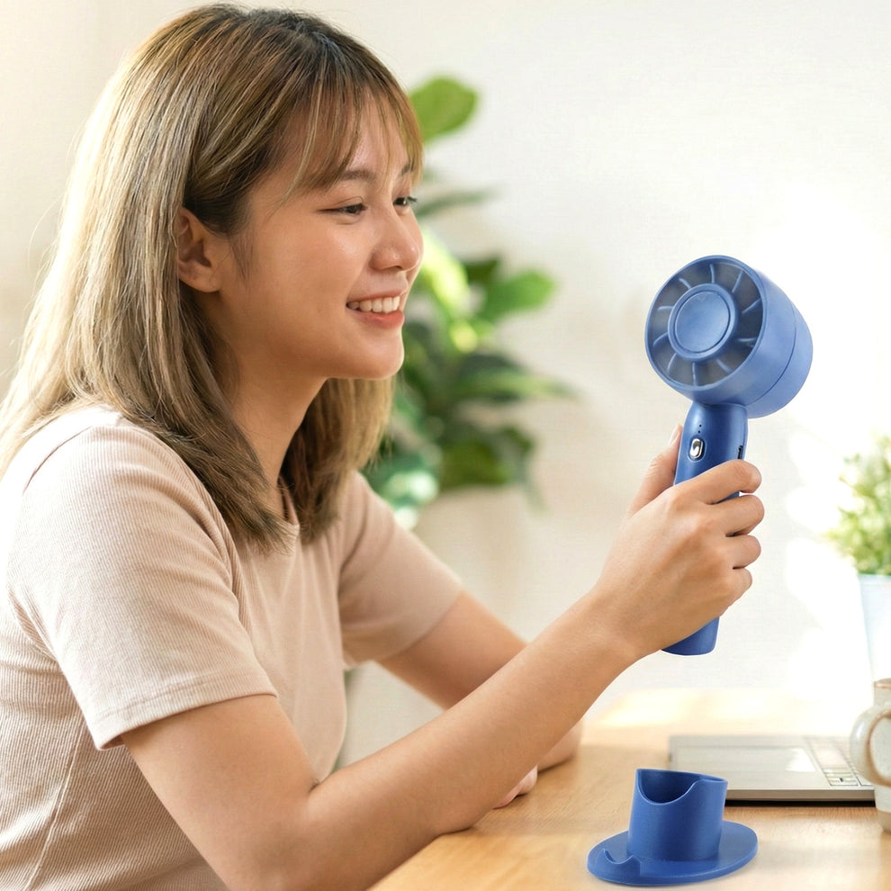 Rechargeable Mini Handheld Fan – Cool Breeze On The Go