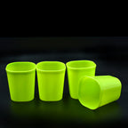 Plastic Drinking Glass Set – For Milk, Water &amp; Juice (Pack of 4)