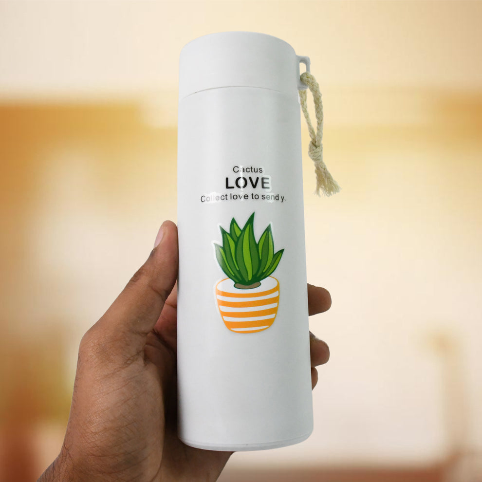 FitFuzion Outdoor Sport Glass Water Bottle – Leakproof &amp; Stylish Hydration