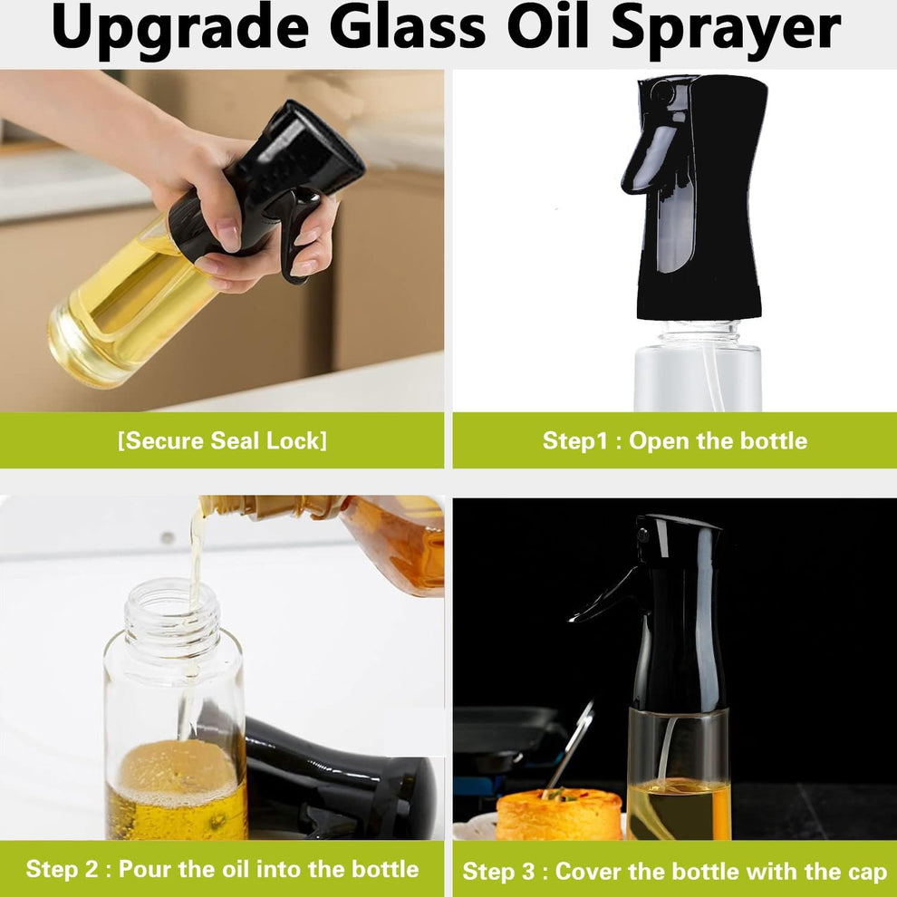 Glass Premium Oil Spray Bottle – Smart &amp; Healthy Cooking