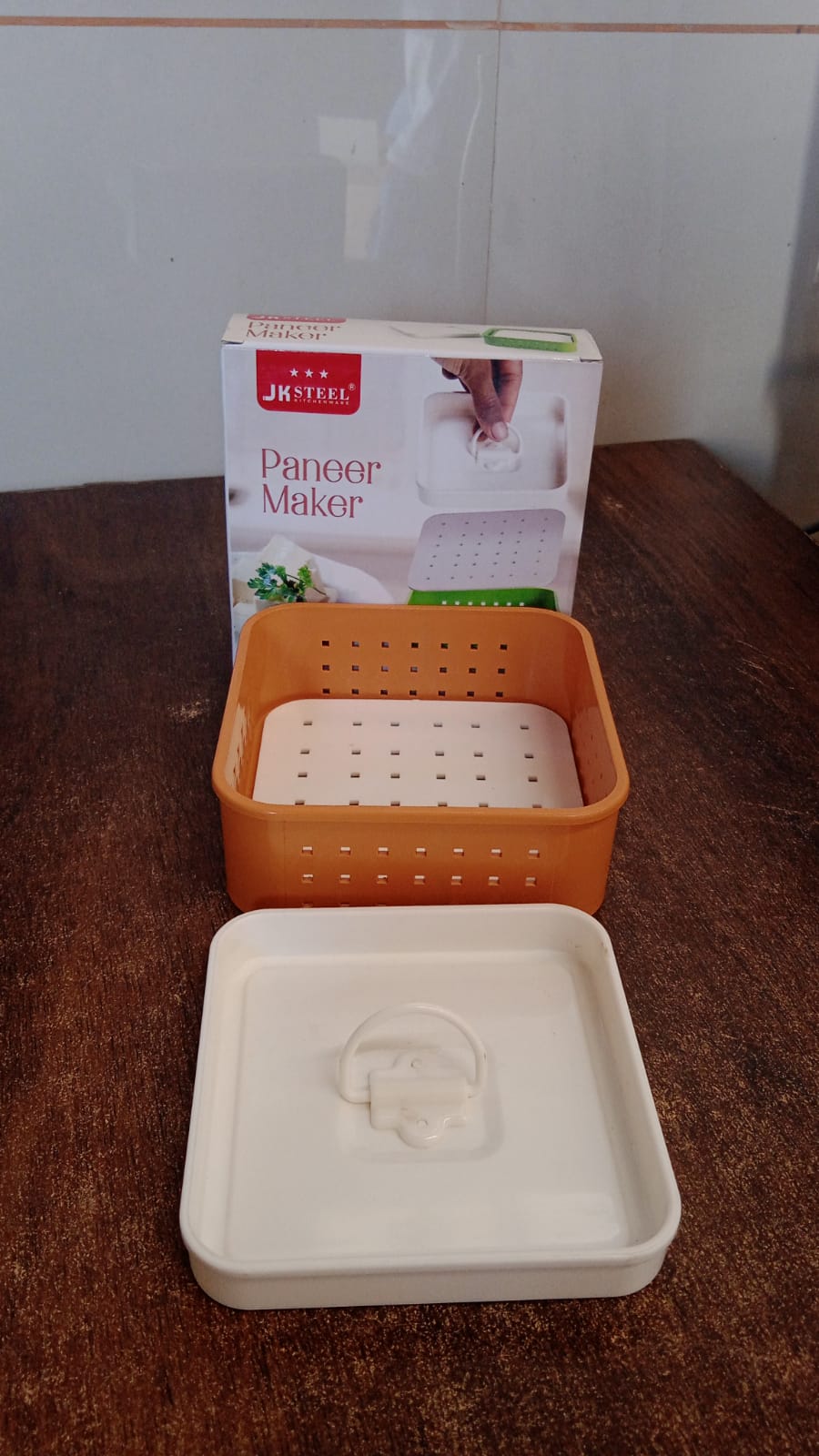 Square Shape Paneer Maker with Lid – Tofu & Sprouts Mould