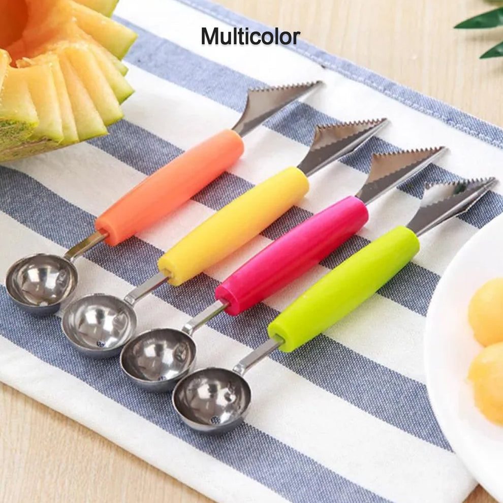 Multifunctional Fruit Scooper &amp; Peeler – Garnish Kit