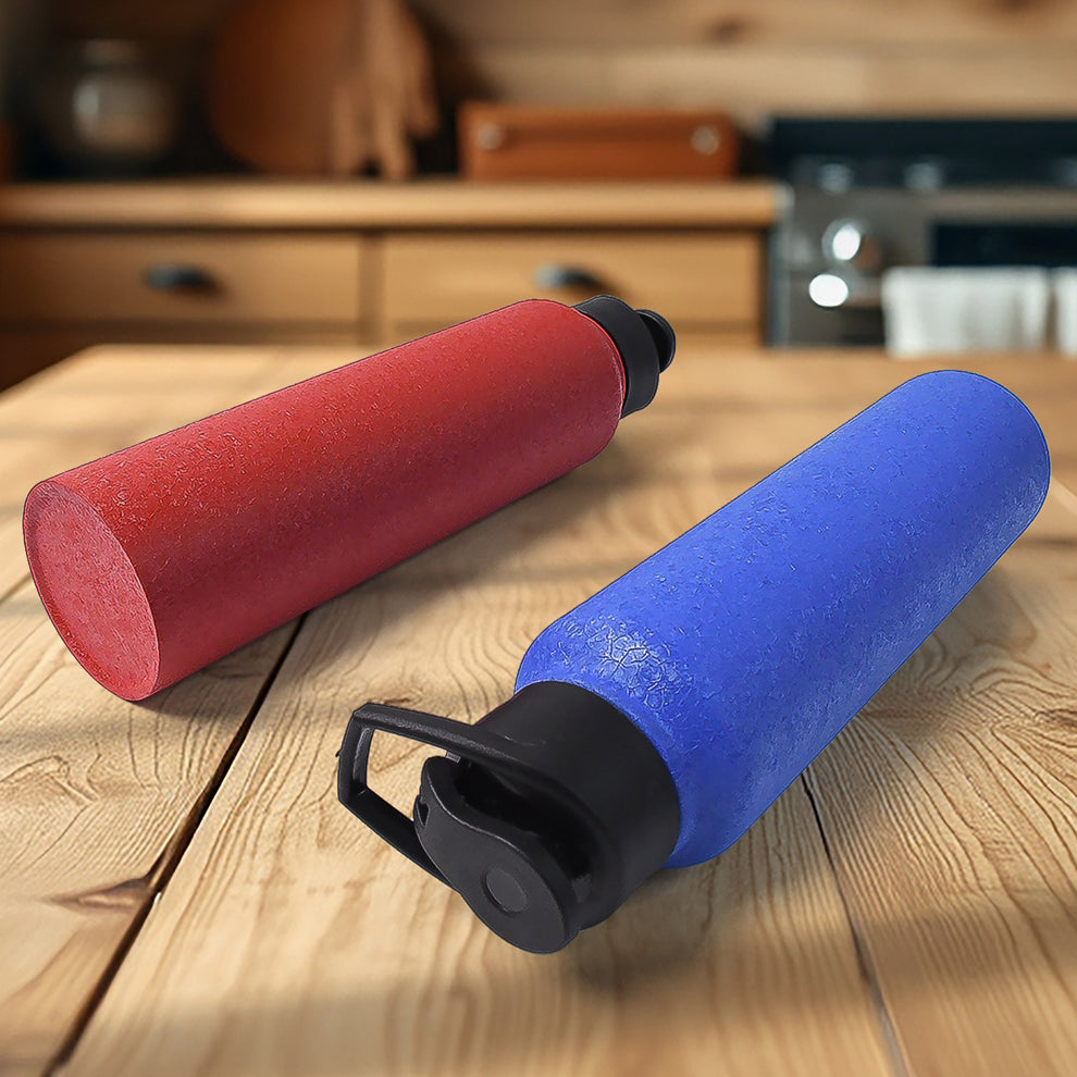 Stainless Steel Water Bottle – 1000ML Fridge Bottle (Mix Colour, 1 Pc)