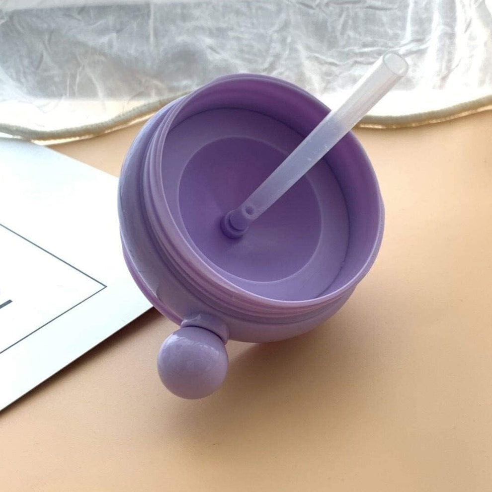 Whale Spray Sippy Cup (1 Pc) – Straw, Lid &amp; Spill-Proof Fun Water Bottle