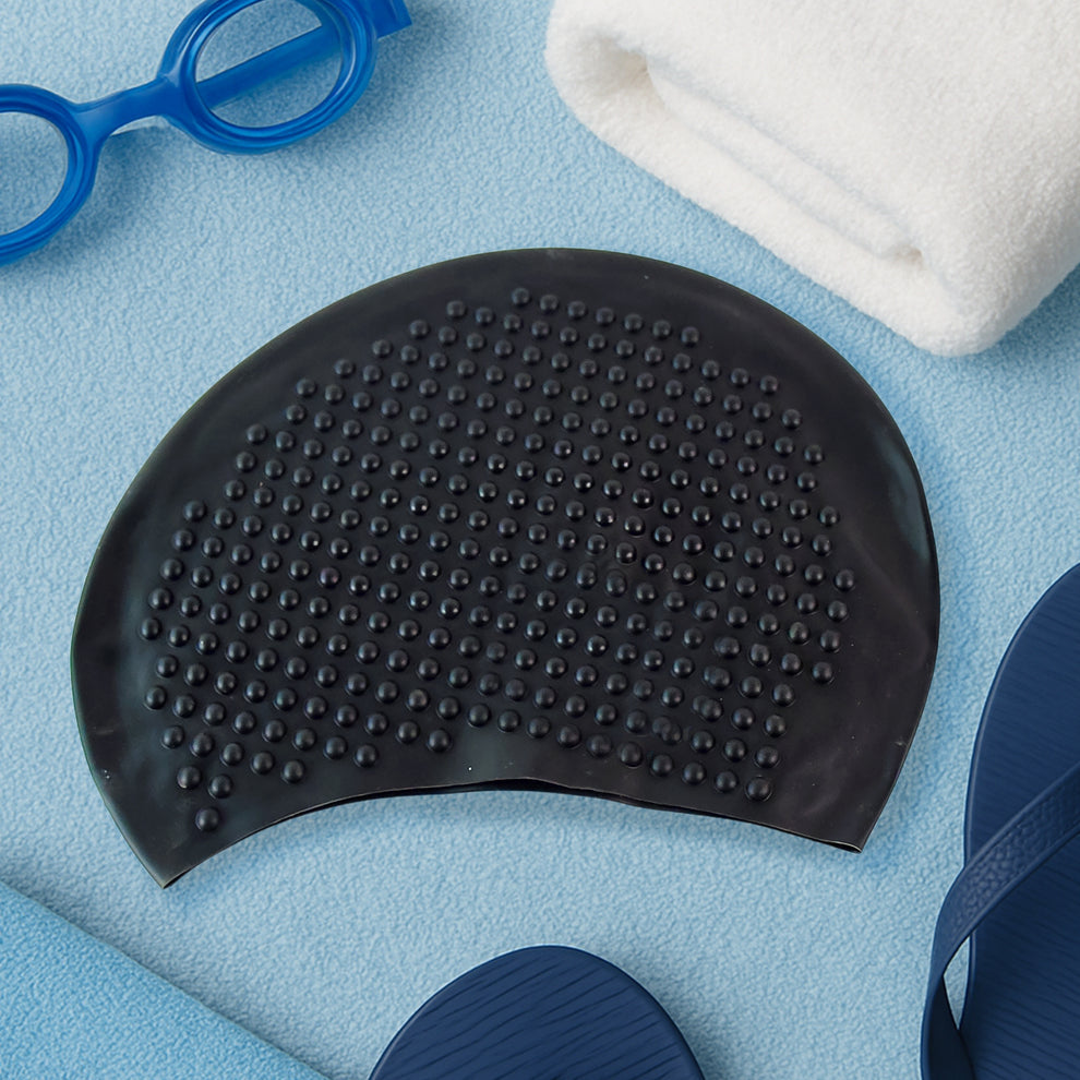 Konex Premium Silicone Swimming Cap – Waterproof & Comfortable Fit