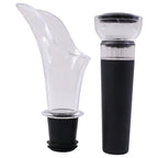 Premium Wine Pourer &amp; Vacuum Bottle Stopper Set (2 Pc)