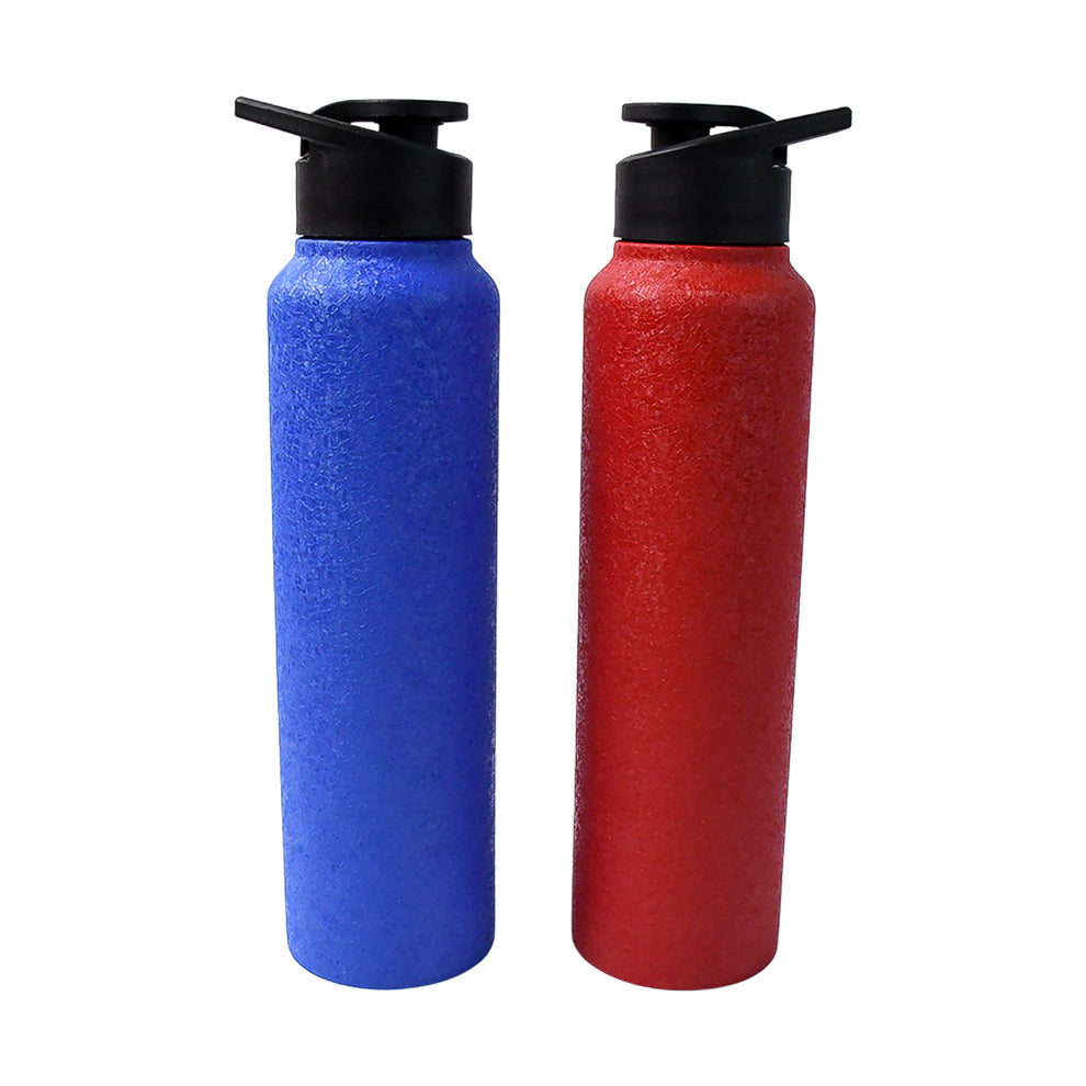 Stainless Steel Water Bottle – 1000ML Fridge Bottle (Mix Colour, 1 Pc)