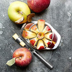 Stainless Steel Apple Cutter / Slicer with 8 Blades &amp; Handle