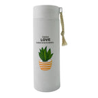 FitFuzion Outdoor Sport Glass Water Bottle – Leakproof &amp; Stylish Hydration