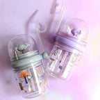 Whale Spray Sippy Cup (1 Pc) – Straw, Lid &amp; Spill-Proof Fun Water Bottle