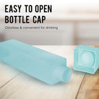Square Plastic Water Bottle – 1000ml Leakproof BPA-Free (1 Pc)