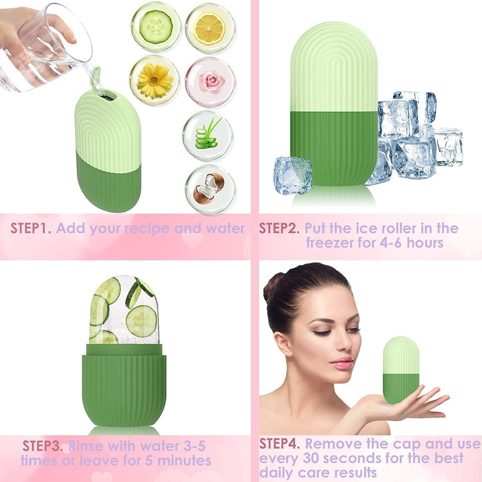 Beauty Ice Roller – Face & Eye Massager for Glowing Skin