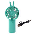 Cute Bunny Ear Mini Fan – Cool Breeze with Adorable Style