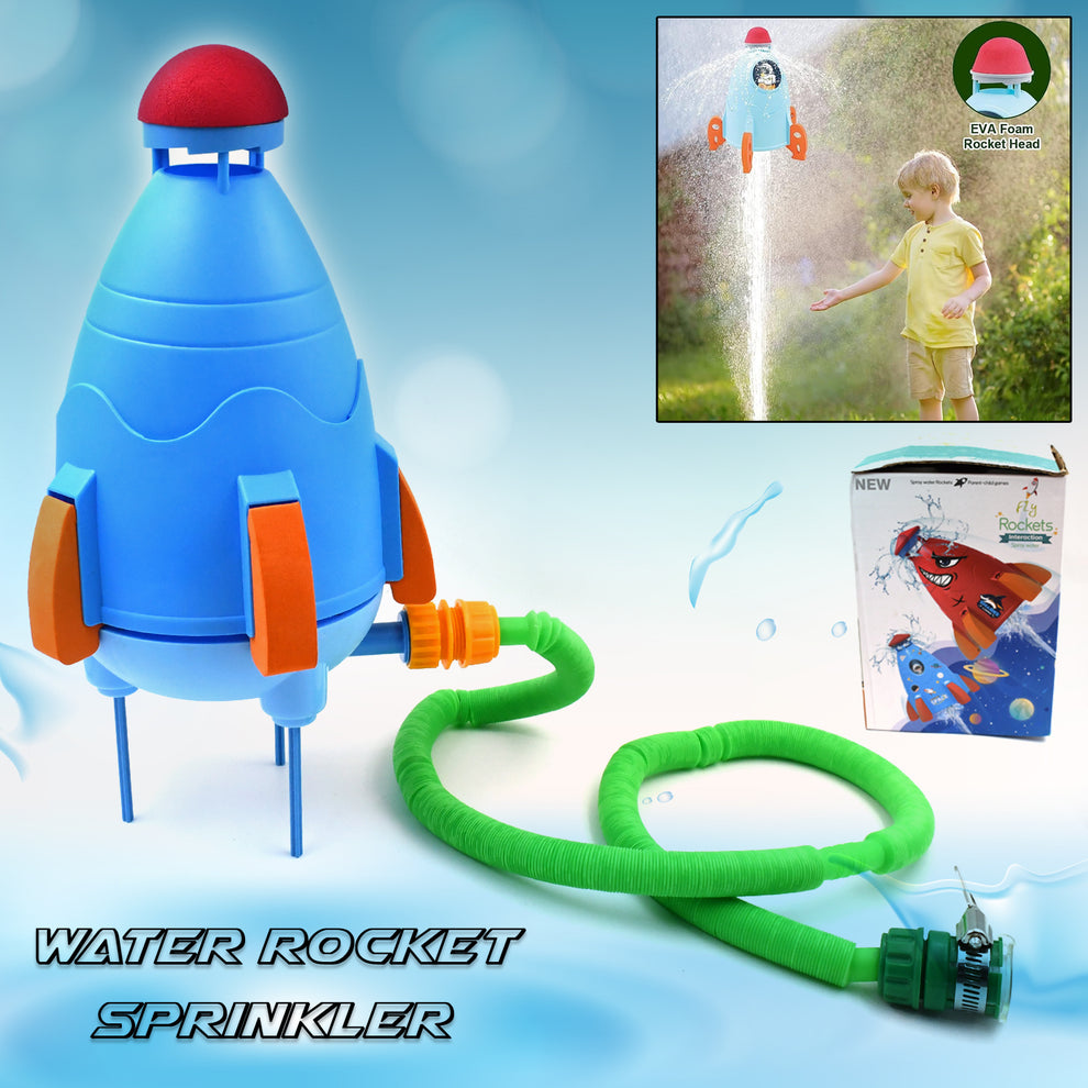 Sprinkler Rocket Launcher Summer Toy for Kids (1 Set)