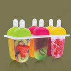 6 Pcs Multicolor Kulfi & Ice Cream Mold Set – Homemade Frozen Treats Made Easy