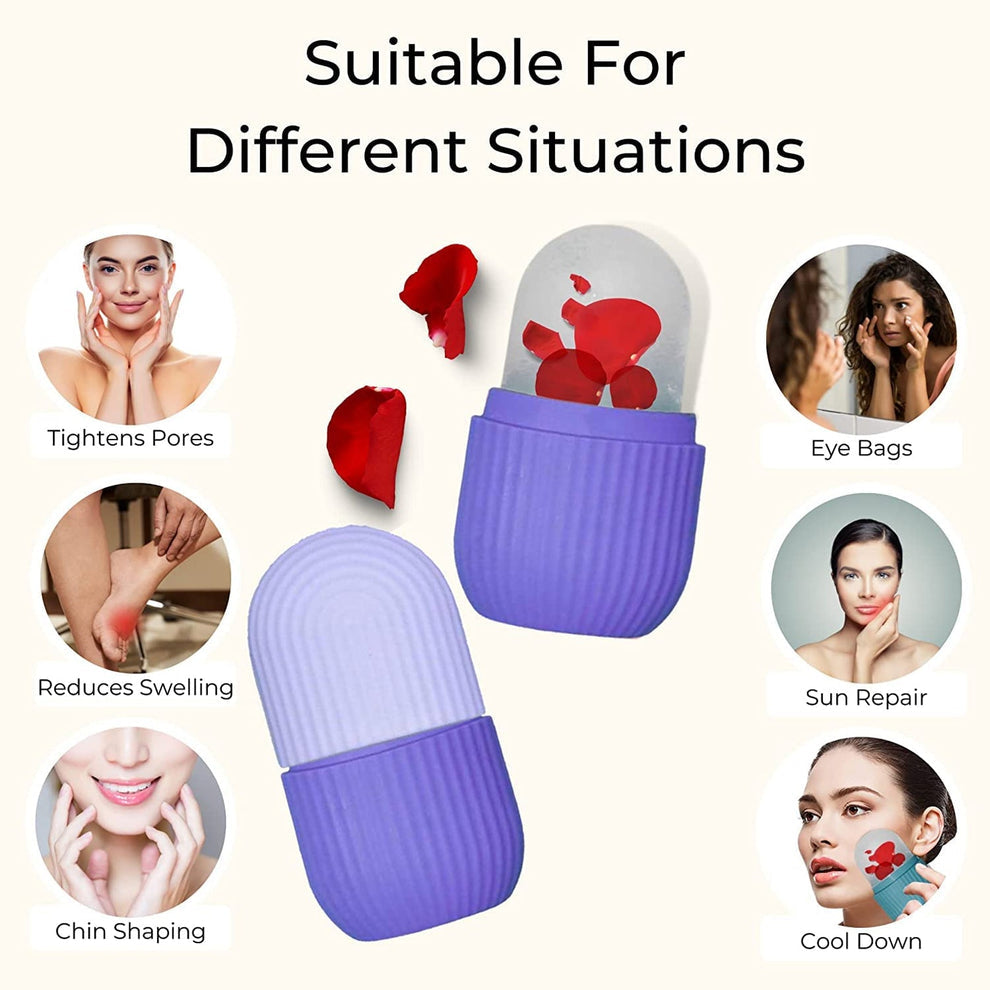 Beauty Ice Roller – Face & Eye Massager for Glowing Skin