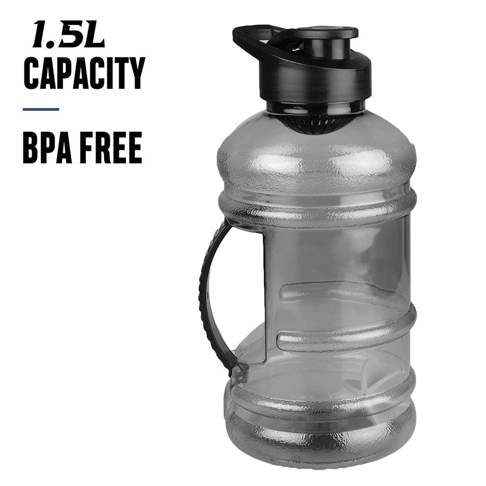 Sports Gym 1.5 Liters Gallon Water Bottle with Mixer & Strainer