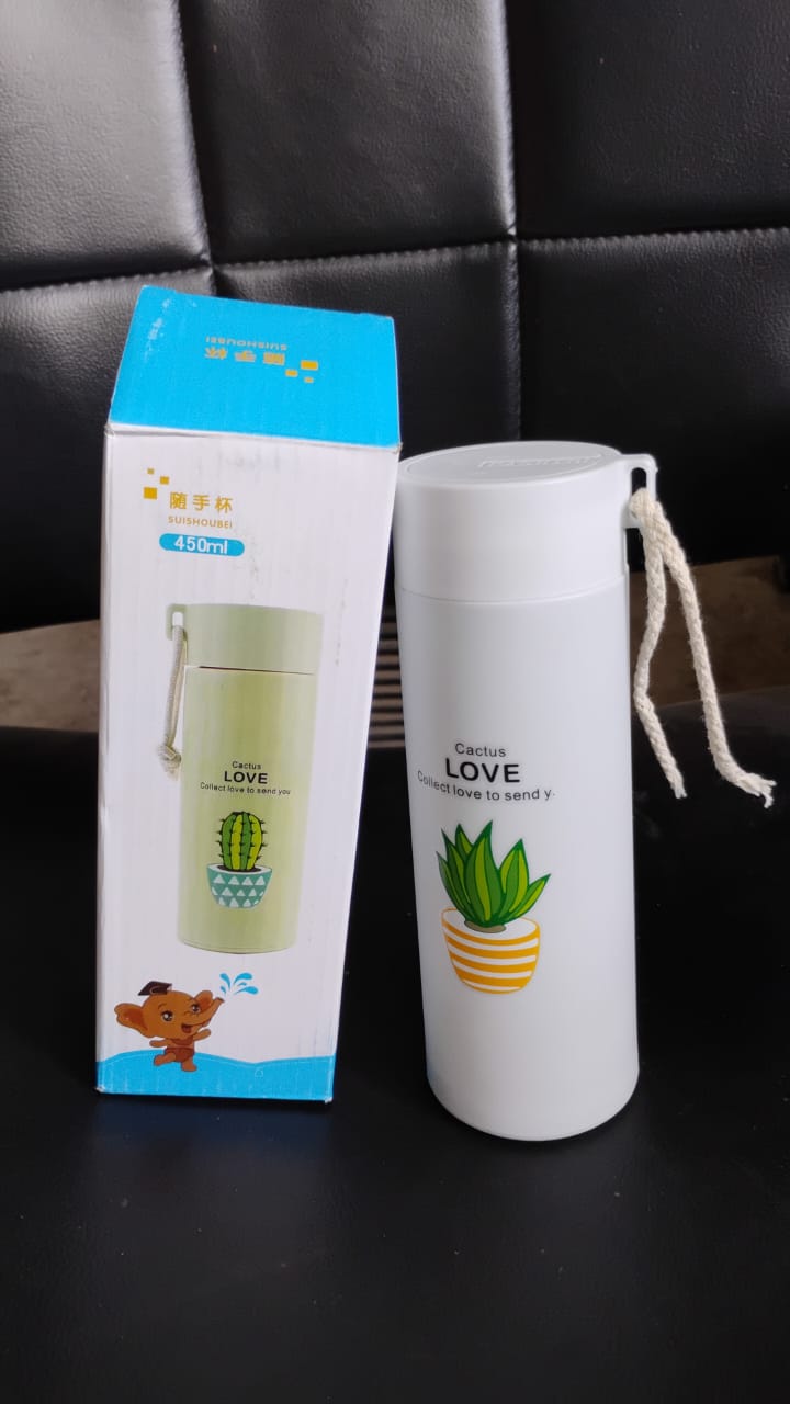 FitFuzion Outdoor Sport Glass Water Bottle – Leakproof &amp; Stylish Hydration