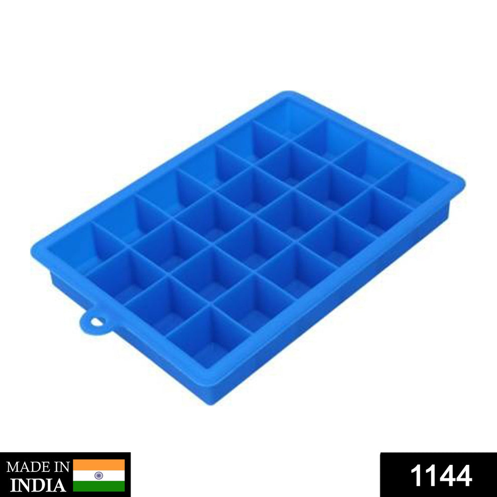 Silicone Ice Cube Tray – 24 Cavity Multicolor Ice Mold