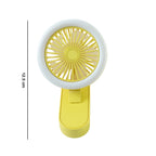 Portable Rechargeable Mini Table Fan with LED Light