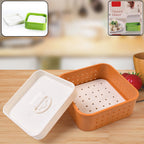 Square Shape Paneer Maker with Lid – Tofu & Sprouts Mould