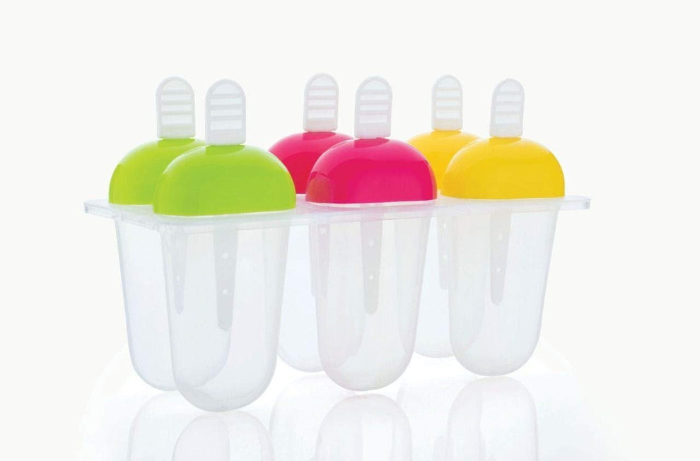 6 Pcs Multicolor Kulfi & Ice Cream Mold Set – Homemade Frozen Treats Made Easy