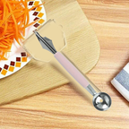Multifunctional Fruit Scooper &amp; Peeler – Garnish Kit