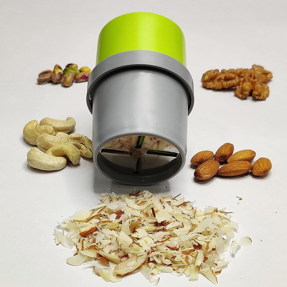 3-in-1 Dry Fruit Grinder & Slicer – Smart Kitchen Helper