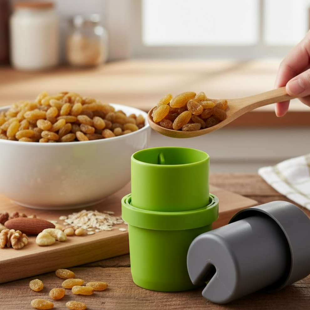 3-in-1 Dry Fruit Grinder & Slicer – Smart Kitchen Helper