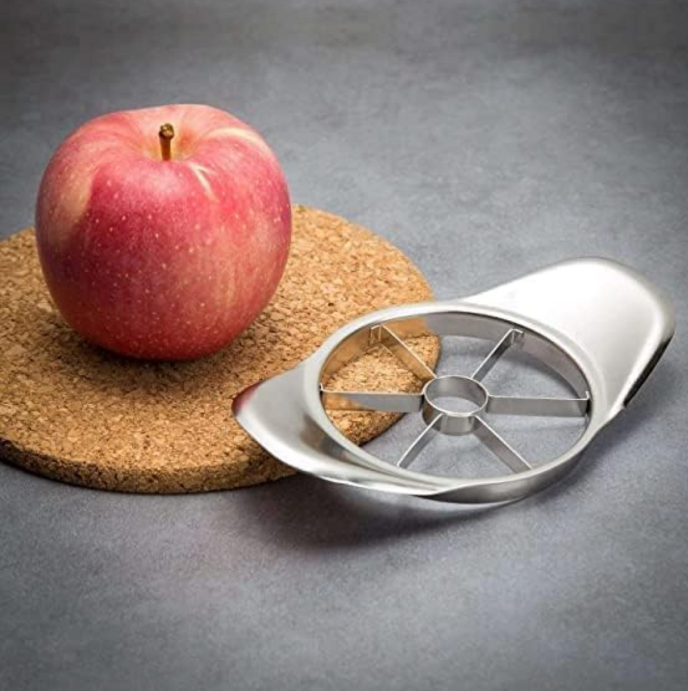Stainless Steel Apple Cutter / Slicer with 8 Blades &amp; Handle