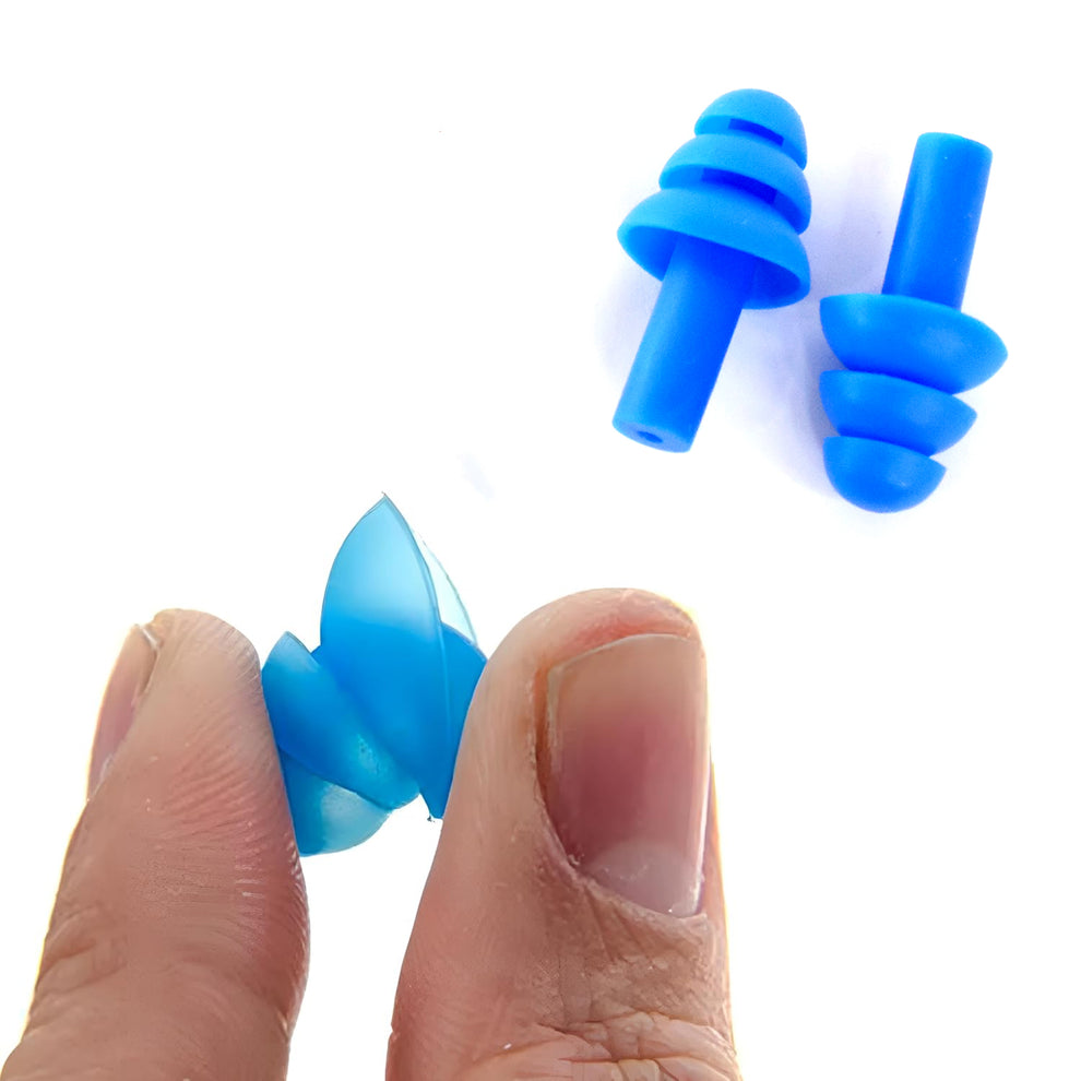 Reusable Silicone Swimming Ear Plugs (Set)
