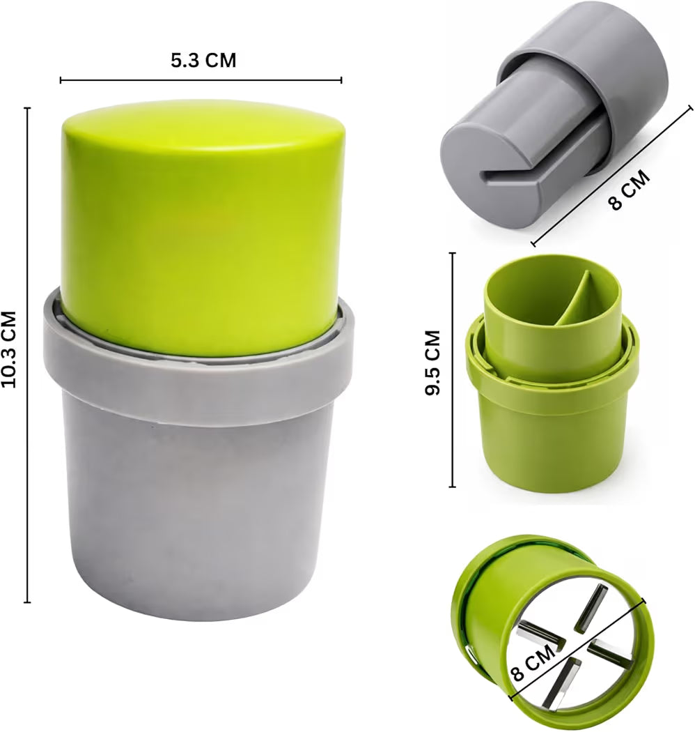 3-in-1 Dry Fruit Cutter – Slice, Chop & Grind in Seconds