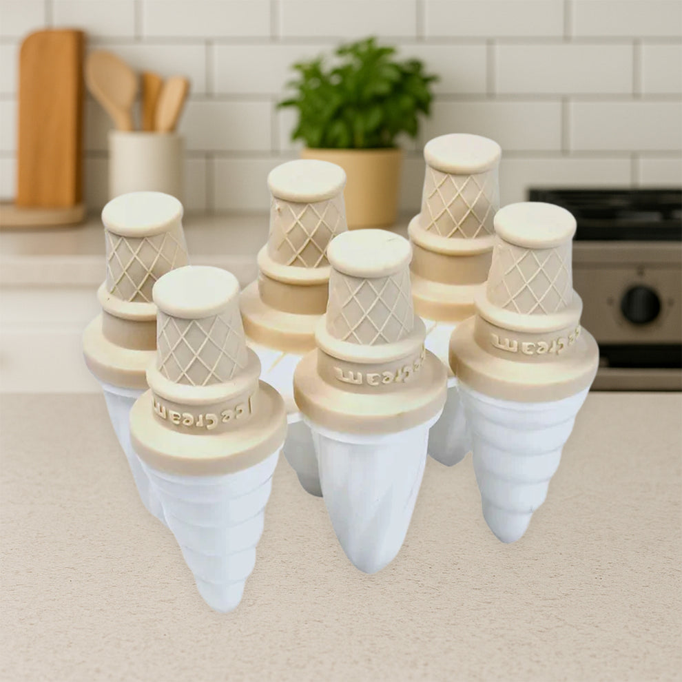 Ice Candy Maker Mold – Homemade Ice Cream Popsicle Set (6 Pc)