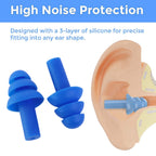 Reusable Silicone Swimming Ear Plugs (Set)