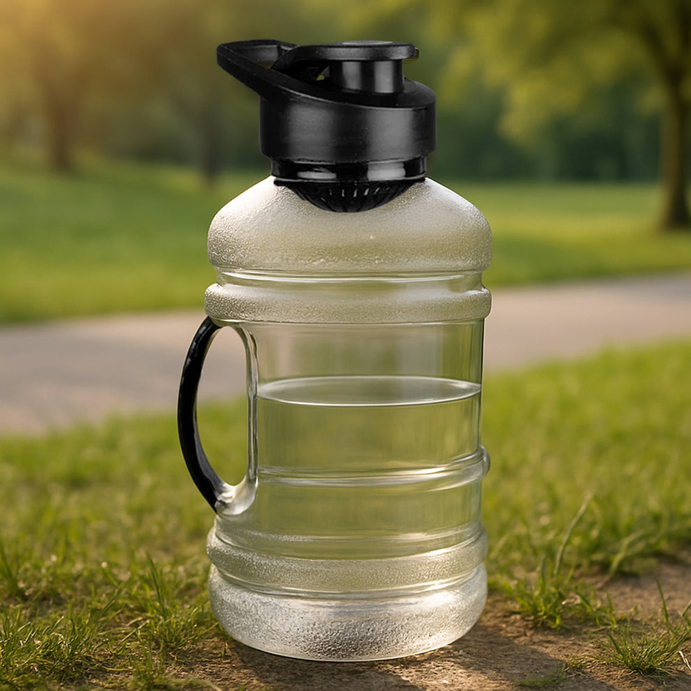 Sports Gym 1.5 Liters Gallon Water Bottle with Mixer & Strainer