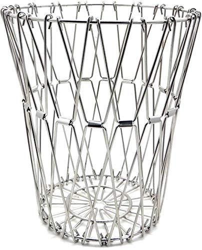 Multipurpose Fruit Basket – Stainless Steel Wire Bowl (Foldable)