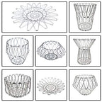 Multipurpose Fruit Basket – Stainless Steel Wire Bowl (Foldable)