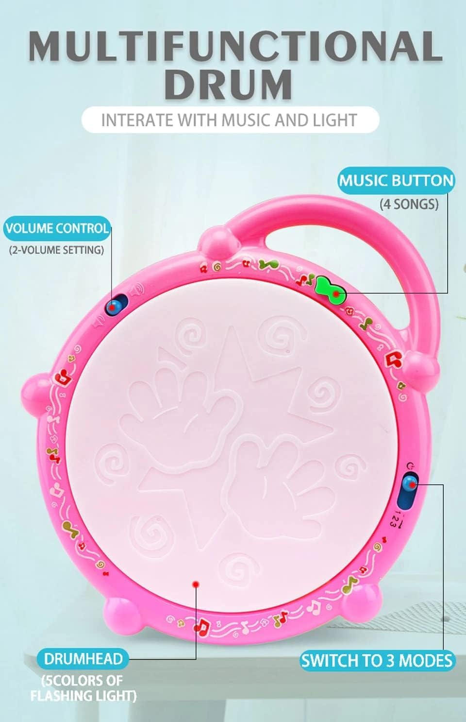 Flash Drum Toy