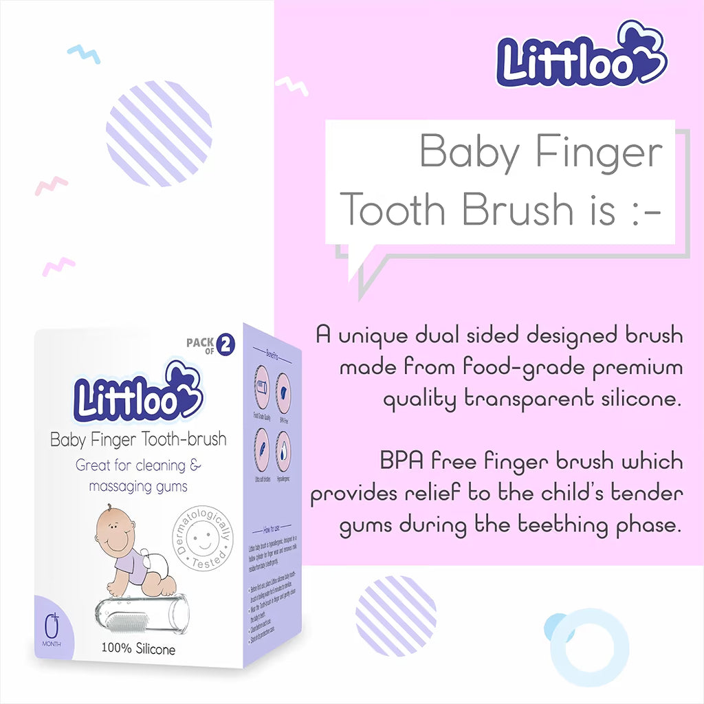 Littloo Baby Finger Toothbrush