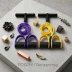 Yoga Pedal Puller Resistance Band-4 Pull Reducer Tummy Training Foot