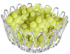 Multipurpose Fruit Basket – Stainless Steel Wire Bowl (Foldable)
