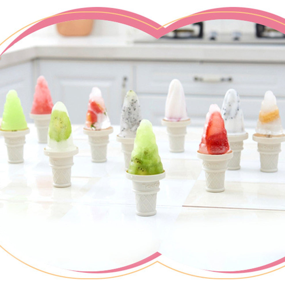 Ice Candy Maker Mold – Homemade Ice Cream Popsicle Set (6 Pc)