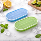 30 Grid Silicone Ice Cube Tray with Lid (Pack of 2)