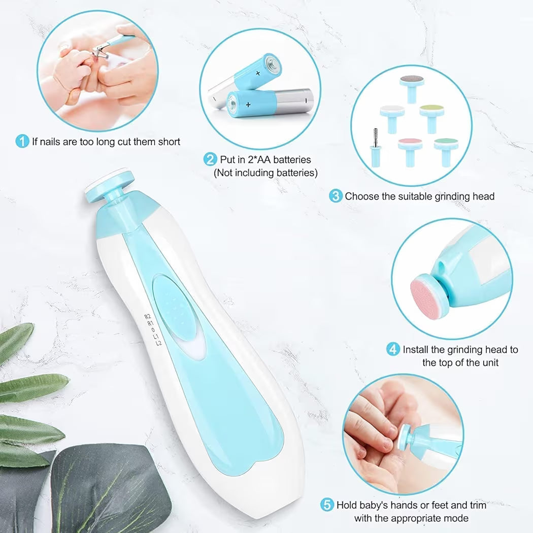 Baby Nail Trimmer New Born with Lights