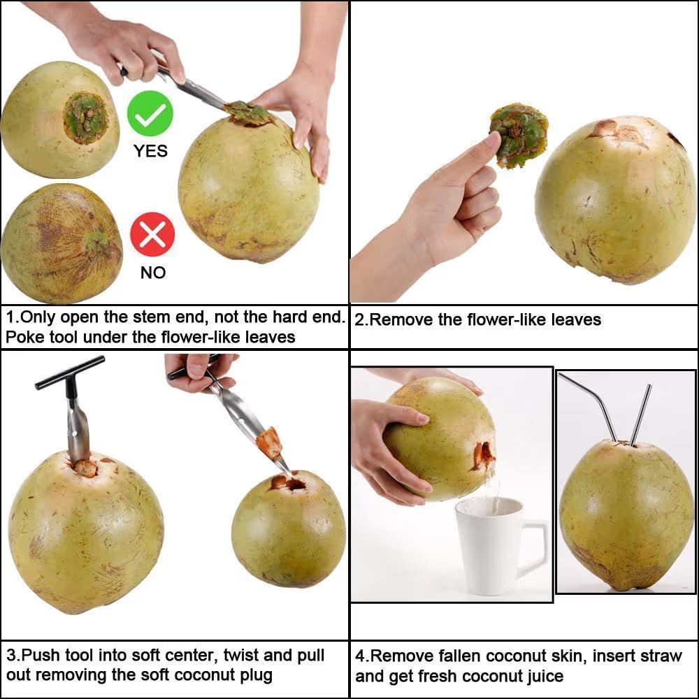 Coconut Opener Tool – Open Coconuts Easily in Seconds